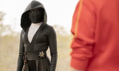 Heart-thumping ... Regina King in pursuit of the truth in Watchmen. 