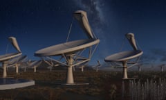 Artist’s impression of the Square Kilometre Array.