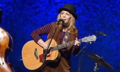 Rickie Lee Jones Performs For Celtic Connections Festival 2016 In Glasgow<br>GLASGOW, SCOTLAND - JANUARY 18:  Rickie Lee Jones performs at the Celtic Connections Festival at the Glasgow Royal Concert Hall on January 18, 2016 in Glasgow, Scotland.  (Photo by Ross Gilmore/Redferns)