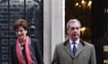 UKIP leader 'to stand down'<br>epa05570399 (FILE) A file photo dated 15 April 2016 shows former UKIP leader Nigel Farage (R), with UKIP leader Diane James (L), after delivering a letter to Downing Street in London, Britain, 15 April 2016. British media reports on 04 October 2016 state that UKIP leader Diane James, who succeeded Nigel Farage on 16 September after he resigned following Britain's decision to leave the EU, is expected to stand down less than 3 weeks after she was nominated.  EPA/ANDY RAIN