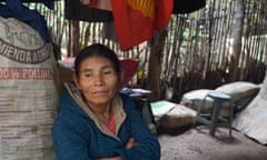 Eleonor Pérez, widow of one of the community leaders killed on 6 June, 2013.