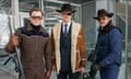 Taron Egerton, Colin Firth and Pedro Pascal in Kingsman: The Golden Circle