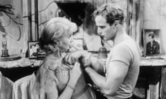 Vivien Leigh and Marlon Brando in A Streetcar Named Desire.