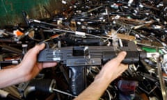 A cache of weapons handed back during a NSW firearms amnesty in 2004