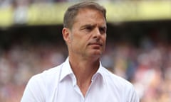 Frank de Boer: ‘I think karma always strikes back’