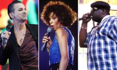 Hall pass ... Dave Gahan of Depeche Mode, Whitney Houston, and Notorious BIG.