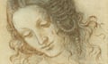 Unrivalled collection ... the Head of Leda, c1505-8, from Leonardo da Vinci: A Life in Drawing. 