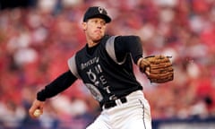 Orel Hershiser #55<br>27 Jul 1999:  Pitcher Orel Hershiser #55 of the New York Mets winds up for the pitch during the game against the Pittsburgh Pirates at Shea Stadium in Flushing, New York. The Pirates defeated the Mets 5-1. Mandatory Credit: Jamie Squire  /Allsport