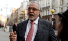 Vijay Mallya outside the Royal Courts of Justice in February.