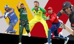 Rohit Sharma, Shakib Al Hasan, David Warner, Jos Buttler and Rachin Ravindra