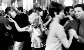 Czech students dancing in a jazz club in Prague.