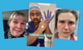 Left to right: nurse Dawn Bilbrough, surgeon Karan Rajan and anaesthetist Natalie Silvey.