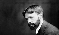 Photographic portrait of the English writer and poet DH Lawrence (1885-1930), taken circa 1915