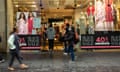 People shopping in Sydney, Australia