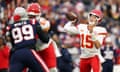 Patrick Mahomes passed for 305 yards and two scores to help Kansas City beat the New England Patriots 27-17 on Sunday.