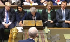 Jeremy Corbyn and Theresa May at PMQs