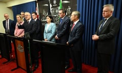 Anthony Albanese hosted the national cabinet meeting with state and territory leaders at the Commonwealth Parliament Offices in Brisbane on Wednesday.