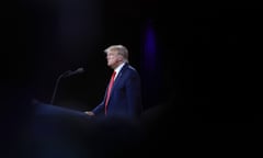 Donald Trump speaks during the CPAC held in Orlando, Florida in 2021.