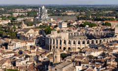 Past meets present … a first-century Roman amphitheatre near the Luma Foundation arts complex in Arles, France.