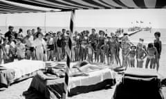 Diva on the Lido at Venice Film Festival, 1959. ИArchivio Fotografico Paolo Di Paolo