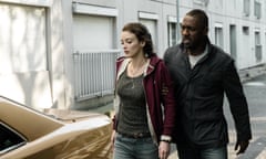Idris Elba and Charlotte Le Bon in Bastille Day, which was being shown in 230 cinemas in France before it was pulled