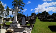 Toowong cemetery in Brisbane