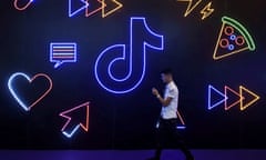 The symbol of ByteDance’s app TikTok, which has gained global popularity.