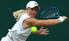 Britain’s Sonay Kartal in action during her surprise victory over Sorana Cirstea. Britain's Sonay Kartal in action during her first round match against Romania's Sorana Cirstea REUTERS/Paul Childs