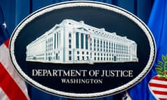 a US department of justice logo