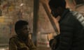 Sam (Keivonn Woodard) and Henry (Lamar Johnson) in The Last of Us.