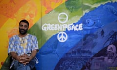 Kumi Naidoo, the outgoing executive director of Greenpeace until