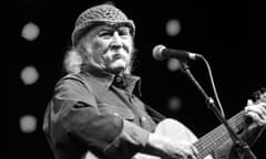 FILE: David Crosby Dies At 81 One 805 Kick Ash Bash<br>FILE - JANUARY 19: Musician David Crosby has died at age 81, according to various sources. He was a founding member of bands the Byrds and Crosby, Stills & Nash. CARPINTERIA, CA - FEBRUARY 25: (EDITORS NOTE: Image has been converted to black and white)  Rock and Roll Hall of Fame member David Crosby, founder of The Byrds and Crosby, Stills and Nash, performs onstage during the One 805 Kick Ash Bash benefiting First Responders at Bella Vista Ranch & Polo Club on February 25, 2018 in Carpinteria, California.  (Photo by Scott Dudelson/Getty Images)