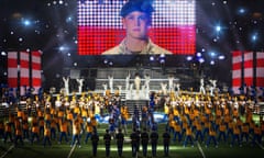 Paraphernalia of war … Billy Lynn’s Long Halftime Walk.