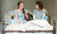 Grace Molony as Emma Watson, Louise Ford as Laura in THE WATSONS by Laura Wade at Chichester Festival Theatre