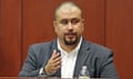 FILE - In this Sept. 13, 2016, file photo, George Zimmerman looks at the jury as he testifies in a Seminole County courtroom in Orlando, Fla. The ex-neighborhood watch volunteer who killed a black teen in Florida in 2012 says he’s $2.5 million in debt and has no income. Zimmerman filed paperwork detailing his financial state as he fights a misdemeanor stalking charge. (Red Huber/Orlando Sentinel via AP, Pool, File)