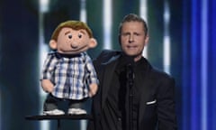 Paul Zerdin with puppet