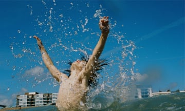 Splash of energy...<br>My son taking a joyful splash in the waves on Hove Beach.
Taken with a Nikonos V camera.