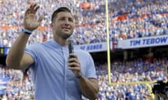 Tim Tebow’s last significant NFL experience came in 2012 with the New York Jets