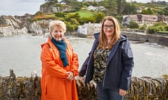 Sandi Toksvig and Sarah Millican on their escape.