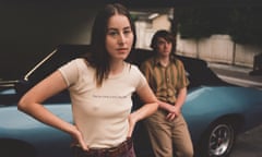 Alana Haim and Cooper Hoffman in Licorice Pizza.