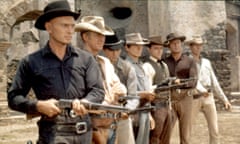 Steve McQueen, second left, in The Magnificent Seven.