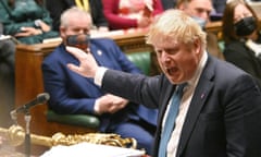 PBoris Johnson speaking during  Prime Minister's Questions last week.