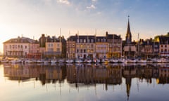 Morning in Honfleur , Normandy , France