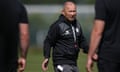 Eddie Jones takes a Barbarians training session