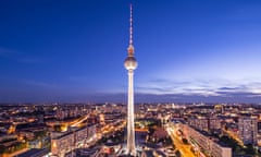 Cityscape of Berlin, Germany at Alexanderplatz