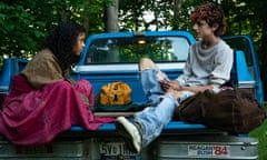 Taylor Russell (left) as Maren and Timothée Chalamet (right) as Lee in BONES AND ALL, directed by Luca Guadagnino, a Metro Goldwyn Mayer Pictures film. Credit: Yannis Drakoulidis / Metro Goldwyn Mayer Pictures © 2022 Metro-Goldwyn-Mayer Pictures Inc. All Rights Reserved. Film still