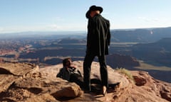 Westworld<br>‘Westworld’ is a dark odyssey about the dawn of artificial consciousness and the future of sin. The one-hour drama features actors Anthony Hopkins, Ed Harris, Evan Rachel Wood, James Marsden, Thandie Newton, Jeffrey Wright, Rodrigo Santoro, Shannon Woodward, Ingrid Bolsø Berdal, Angela Sarafyan, and Simon Quarterman.