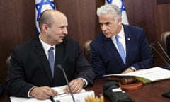 Yair Lapid with Naftali Bennett