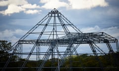 The empty Pyramid stage.