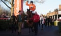 Harry Cobden celebrates winning the King George VI Chase atop Bravemansgame